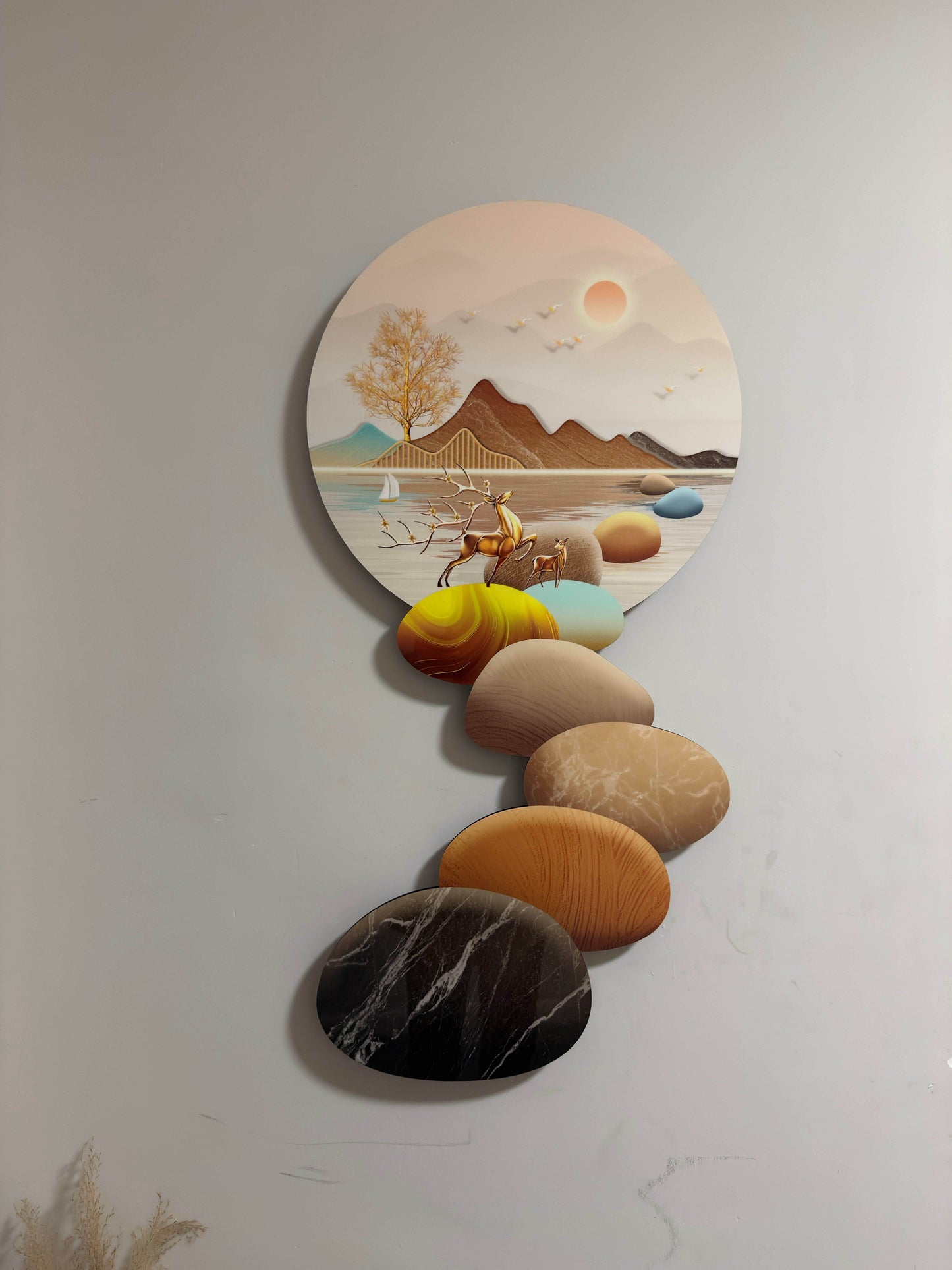 Riverstone Landscape LED WALL ART