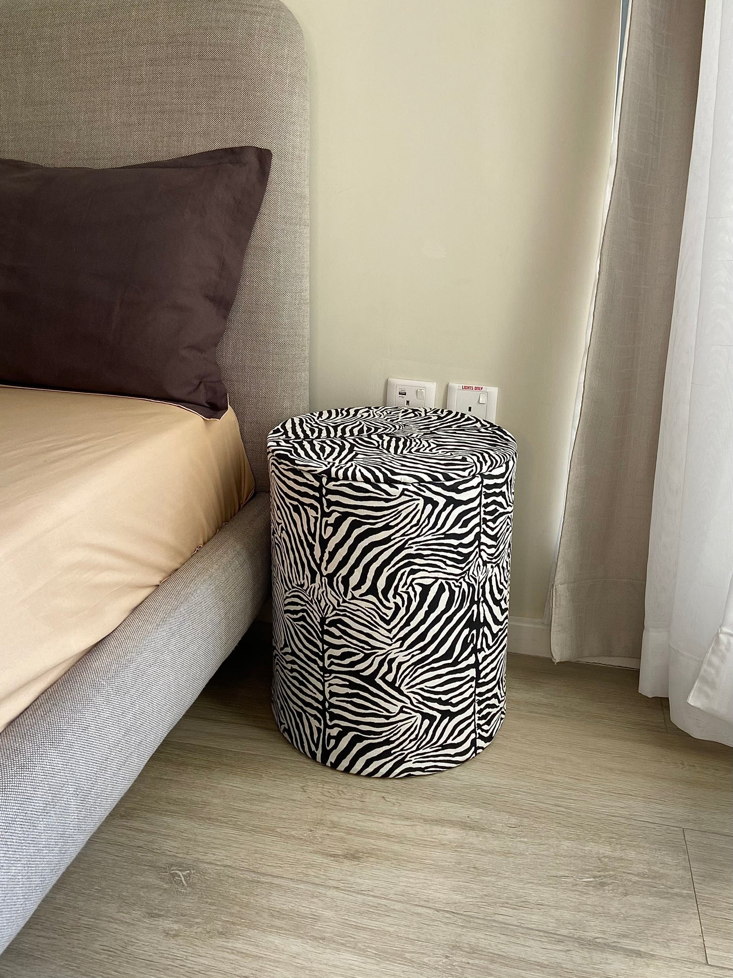 Classic Ottoman - Zebra print