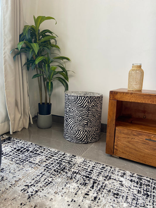 Classic Ottoman - Zebra print