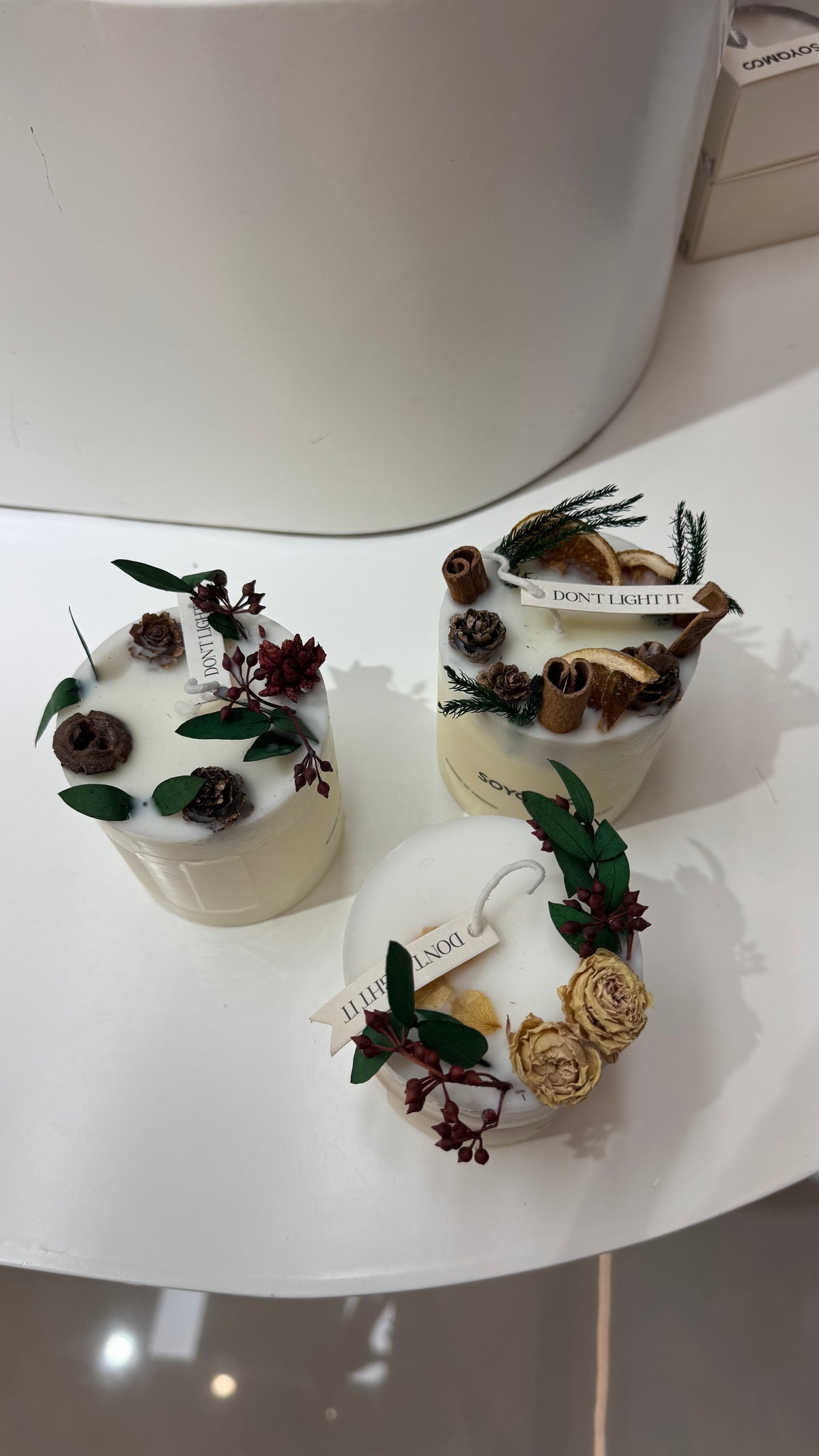 Scented Candle Set (3pc)