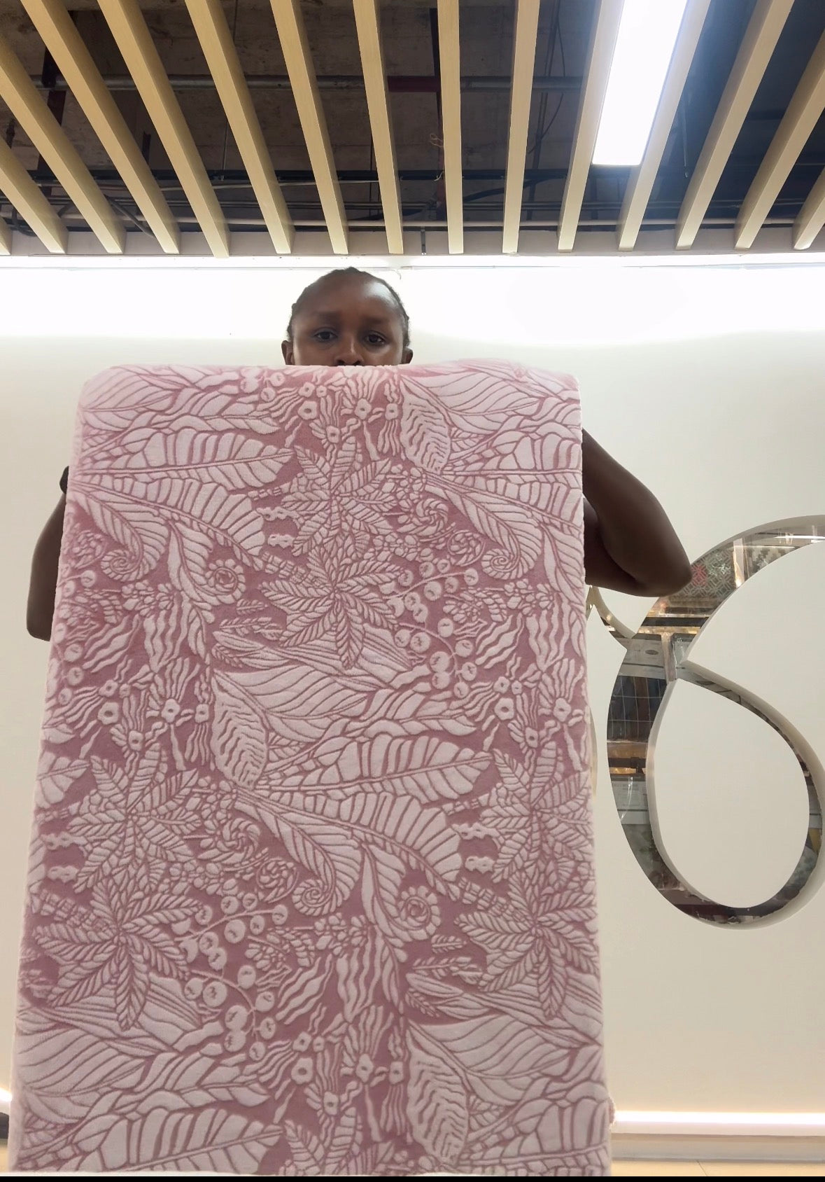 Botanical Print Throw blanket (6*6)