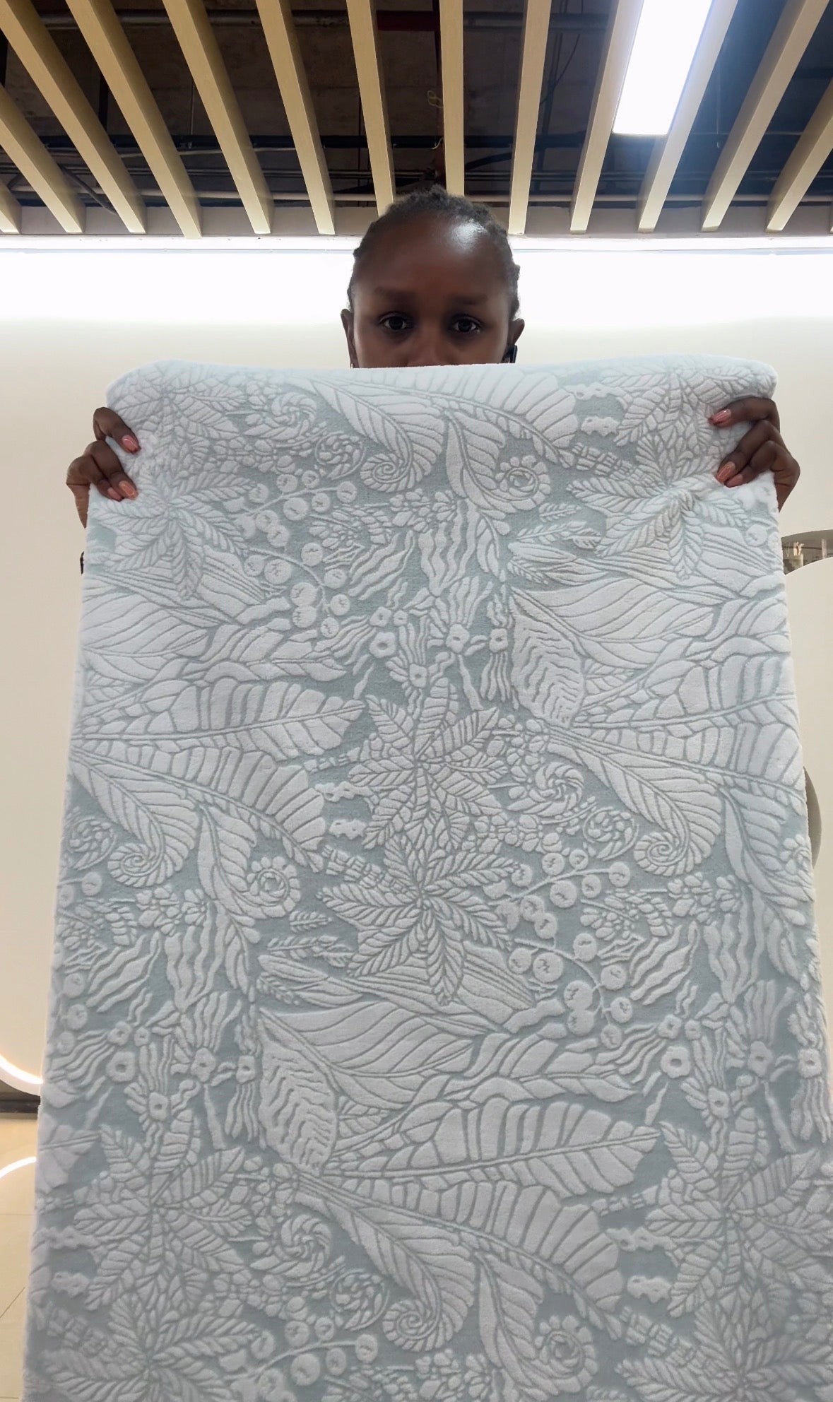 Botanical Print Throw blanket (6*6)