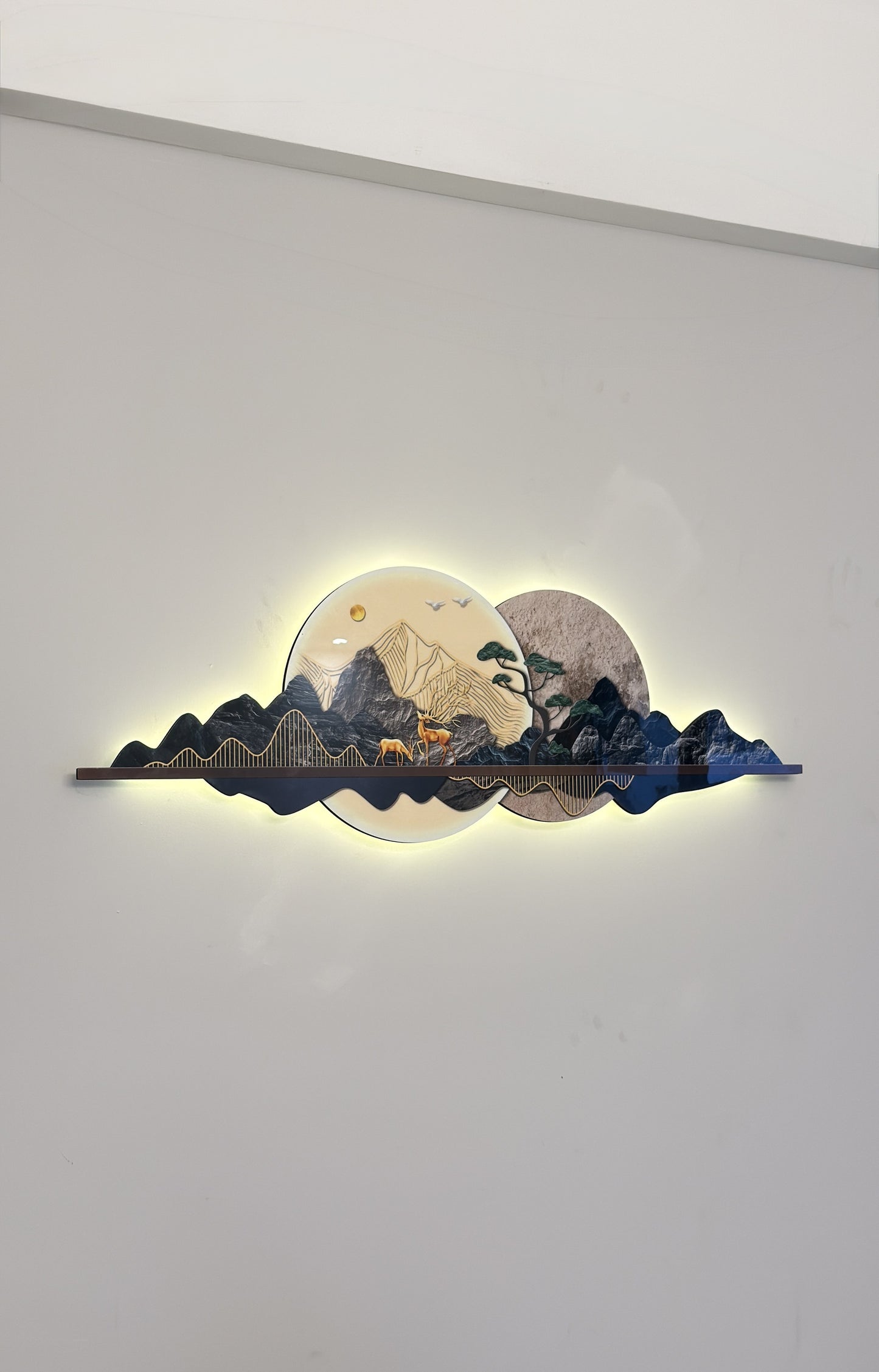 Mountain landscape LED WALL ART