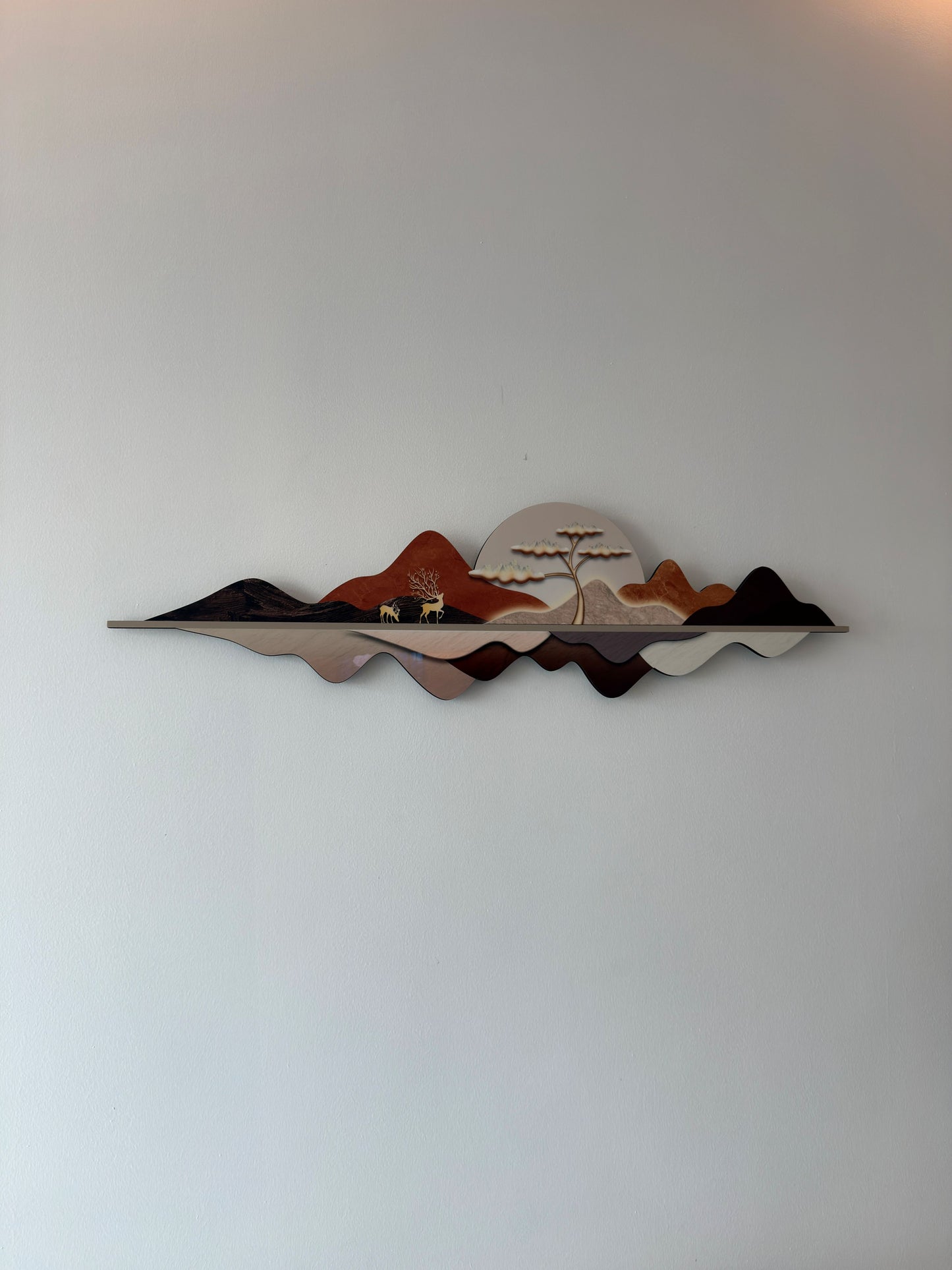 Mountain Layer landscape LED WALL ART