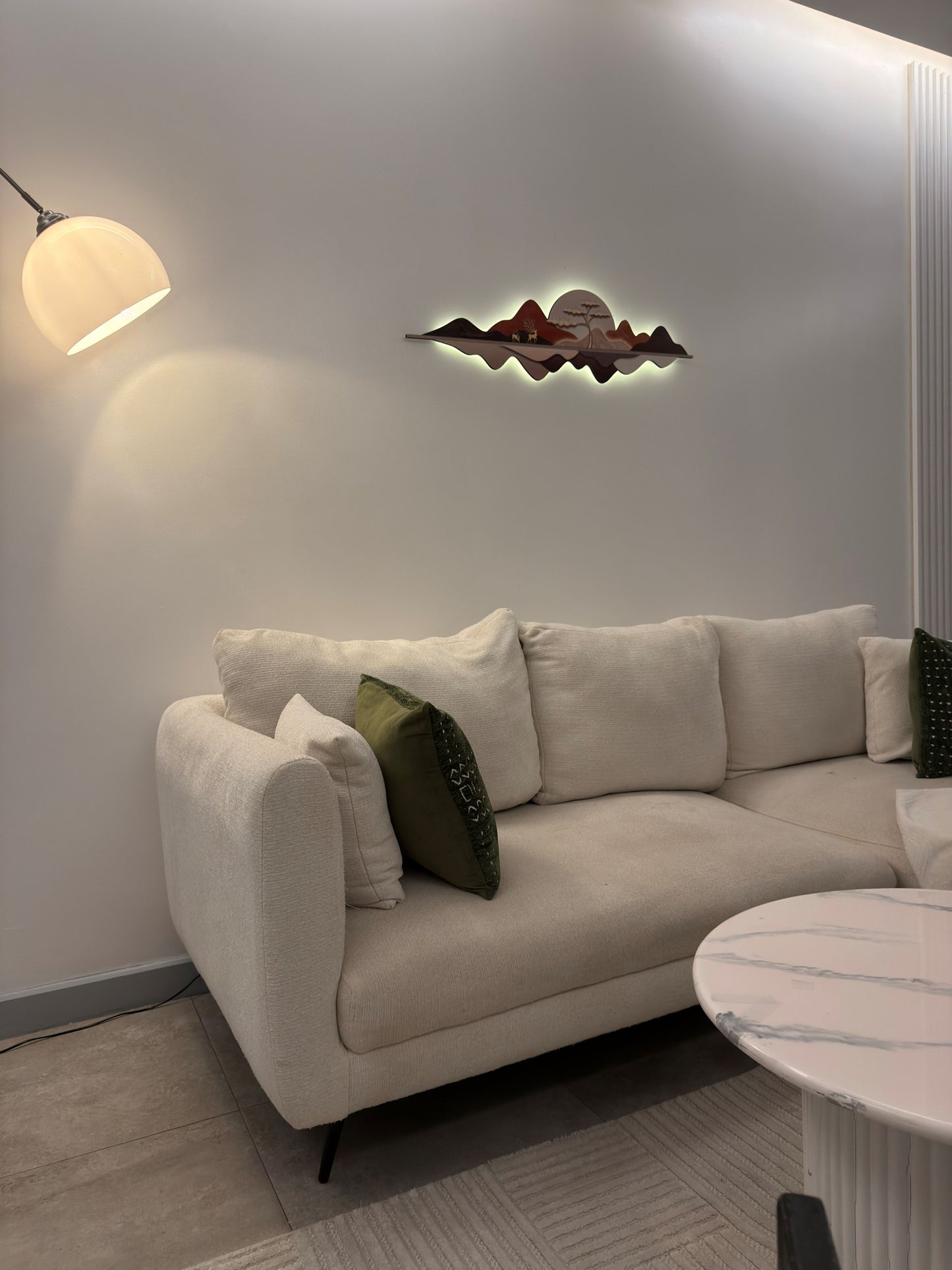 Mountain Layer landscape LED WALL ART